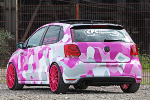 CFC Volkswagen Polo 6R camouflage rosa