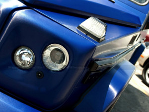DBX Mercedes-Benz Classe G in blu metallizzato spazzolato