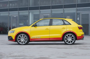 MTM Audi Q3 wrappata con i colori della bandiera tedesca