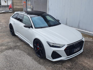audi rs6 oracal 970 simple grey car wrapping