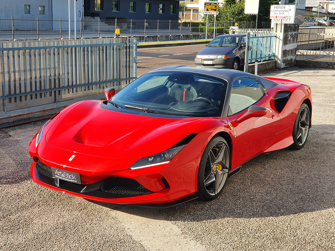 ferrari f8 spider ppf xpel ultimate plus stealth car wrapping