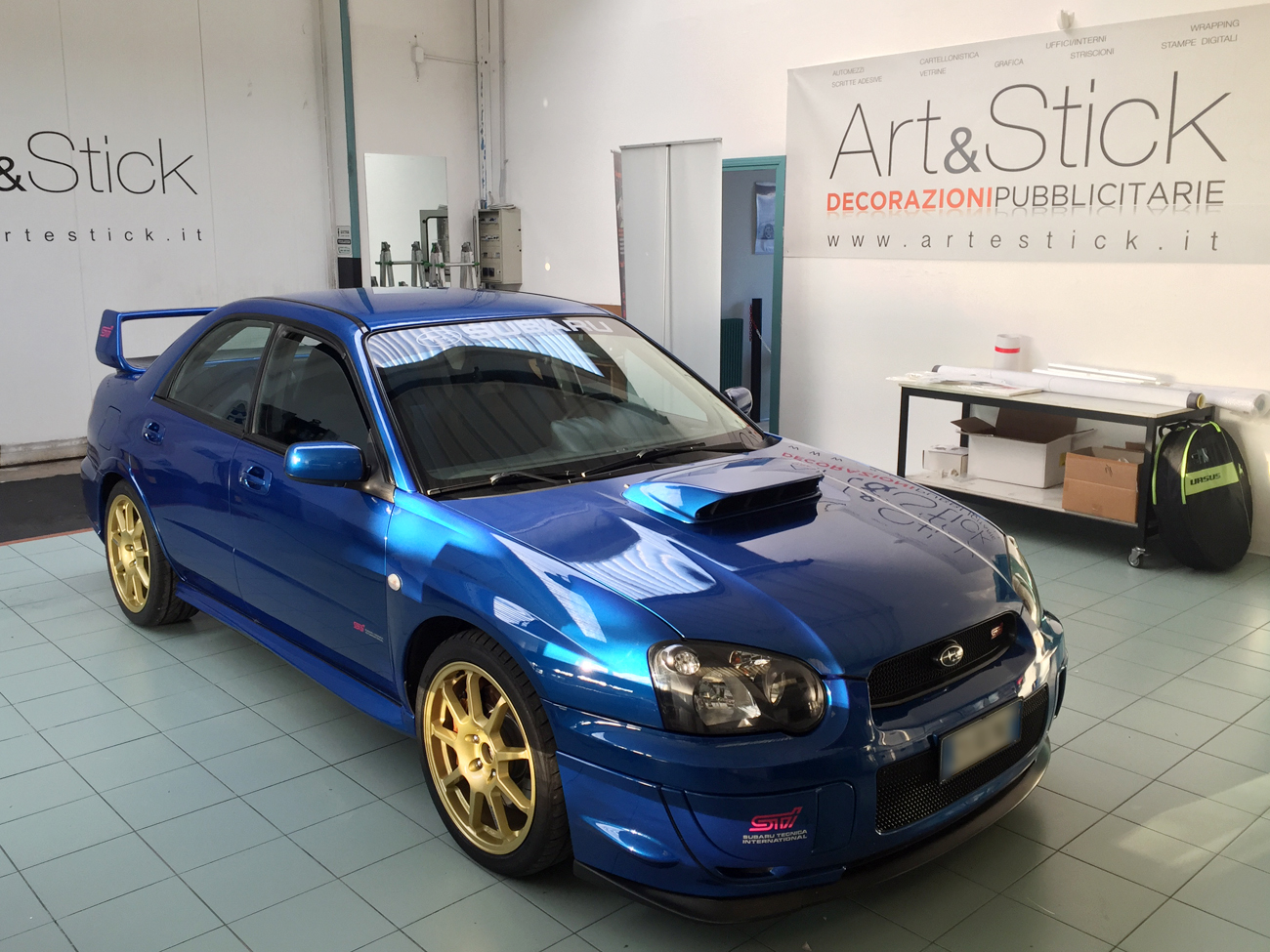Adesivi "STI Subaru Tecnica International" (2005) Art&Stick