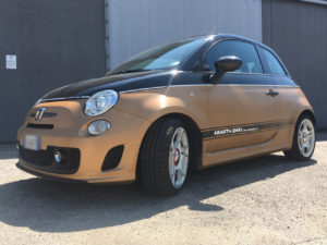 Abarth 500 24 Kt edition Avery SWF supreme wrapping film