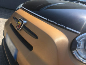 Abarth 500 24 Kt edition Avery SWF supreme wrapping film