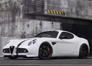 Alfa Romeo 8C Competizione by Wheelsandmore bianco opaco