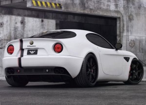 Alfa Romeo 8C Competizione by Wheelsandmore bianco opaco