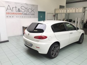 Alfa Romeo 147 pellicola oscurata solare gradazione 20 thiene vicenza