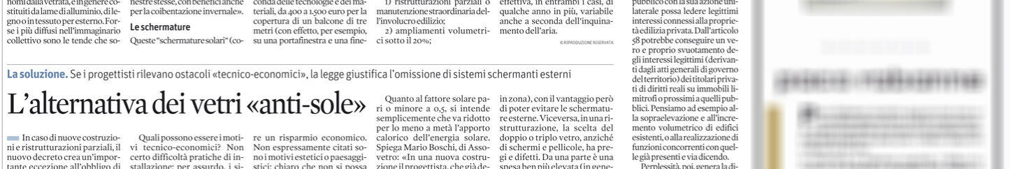 Articolo_Il_Sole_24_Ore_Pellicole_Filtranti