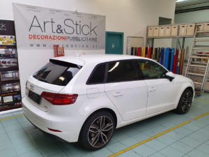 Audi A3 con pellicola oscurata gradazione 05 thiene vicenza