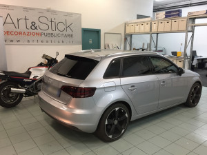 Audi A3 sportback pellicola oscurata solare gradazione 20 45 thiene vicenza