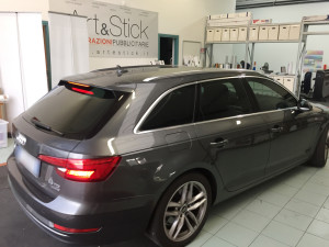 Audi A4 avant pellicola oscurata solare gradazione 35 45 thiene vicenza