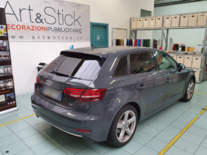 Audi a3 pellicola oscurata solare gradazione 20 thiene vicenza