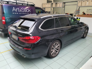 BMW 5 station wagon pellicola oscurata gradazione 15 thiene vicenza