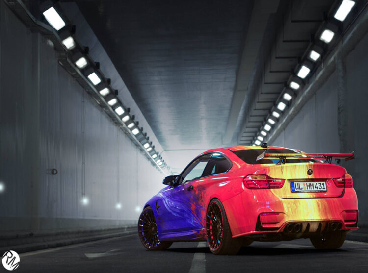 BMW M4 by Hamann al Salone di Ginevra 2015 2 BMW M4 wrappata by Hamann al Salone di Ginevra 2015