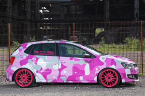 CFC Volkswagen Polo 6R camouflage rosa