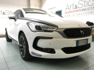 Car wrapping DS5 pellicola 3M 1080 bianco opaco