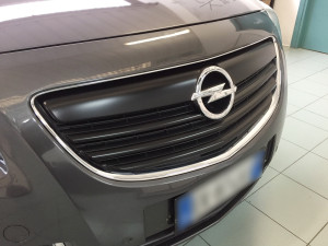 Copertura cromature opel insigna pellicola nera opaca 2