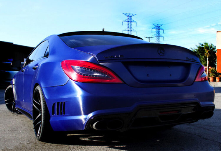 DBX Mercedes-Benz CLS550 Black Bison blu spazzolato