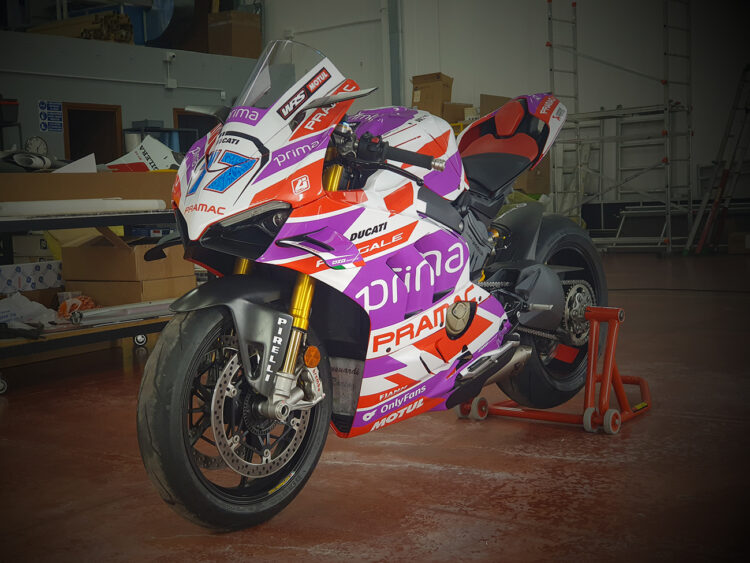 DUCATI PANIGALE V4S - kit adesivi replica Pramac Racing