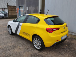 Decorazione alfa romeo giulietta pellicola cast car wrapping adesivi prespaziati imeco