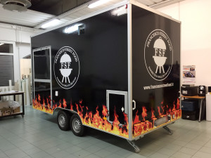 Decorazione carrello da street food thiene vicenza