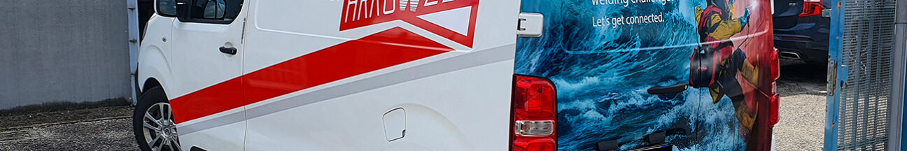 Decorazione citroen pellicola cast stampata car wrapping adesivi prespaziati flotta aziendale arroweld