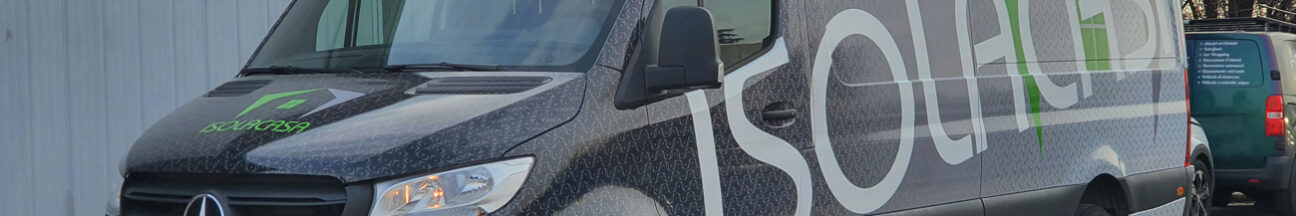 Decorazione flotta aziendale Isolacasa rivestimento car wrapping