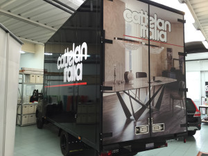 Decorazione flotta aziendale furgoni camion cattelan italia