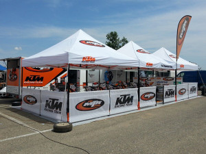 RIMORCHIO PORTA MOTO KTM decorazione per il mondiale supermotard