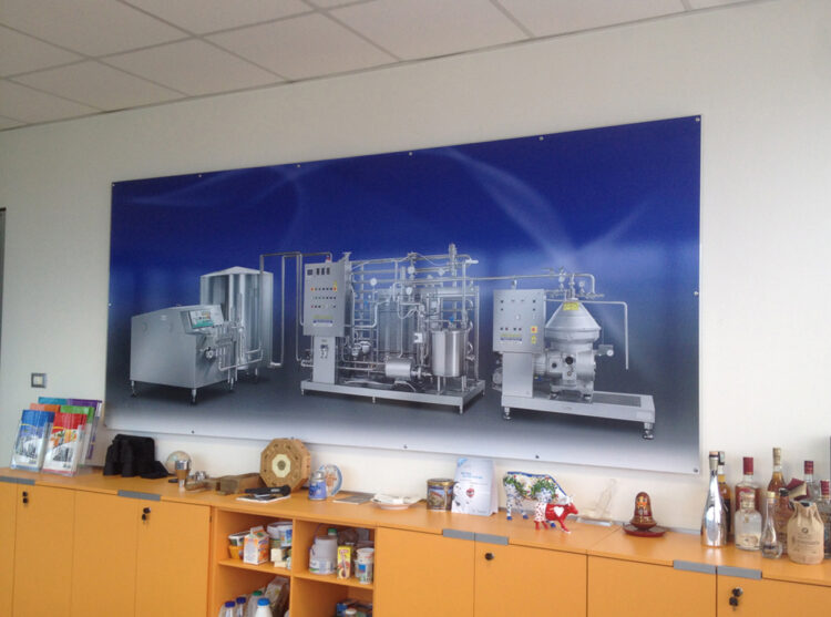 Decorazione tabelle adesivo stampato digitale ecosolvente grande formato