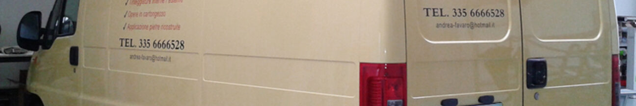 FIAT DUCATO PASSO MEDIO - impostazione grafica e decorazione
