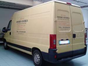 FIAT DUCATO PASSO MEDIO - impostazione grafica e decorazione