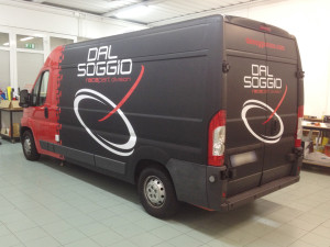 FIAT DUCATO car wrapping completo decorazione adesivi prespaziati plastidip dal soggio racing