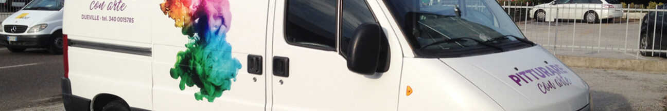 FIAT DUCATO - decorazione con adesivi stampati in digitale