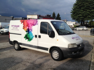 FIAT DUCATO - decorazione con adesivi stampati in digitale lorenz pittore