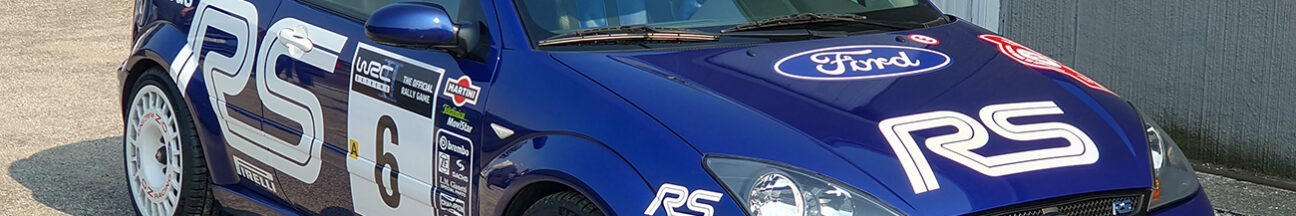 FORD FOCUS RS MK1 kit adesivi replica livrea WRC Sanremo 2002