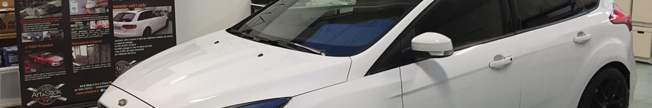 Fascia parasole personalizzata ford focus rs mk3