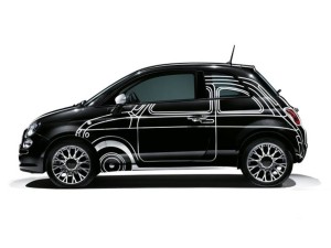 Fiat 500 - decorazione replica 500 Ron Arad Edition