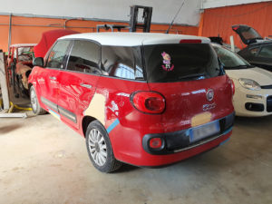 Fiat 500L con pellicola oscurata gradazione 15 thiene vicenza