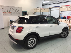 Fiat 500X pellicola oscurata solare gradazione 20 thiene vicenza
