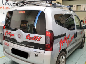 Fiat Qubo con pellicola oscurata gradazione 15 thiene vicenza