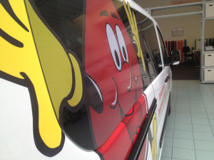 Fiat Scudo fidas decorazione adesivi cast wrapping prespaziati one way microforati