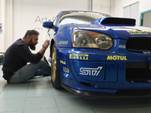 Allestimento Subaru Impreza con livrea WRC
