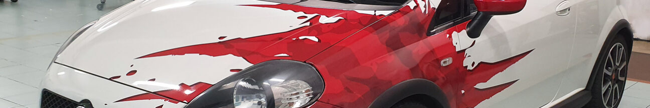 Grande punto abarth personalizzazione wrapping stampa digitale 2 Grande punto abarth personalizzazione wrapping stampa digitale