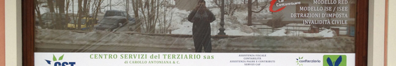 Impostazione grafica e decorazione esterno uffici