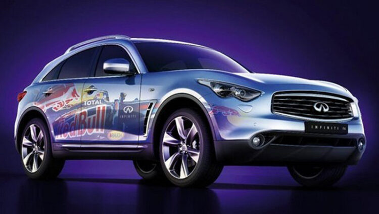Infiniti FX griffata Red Bull