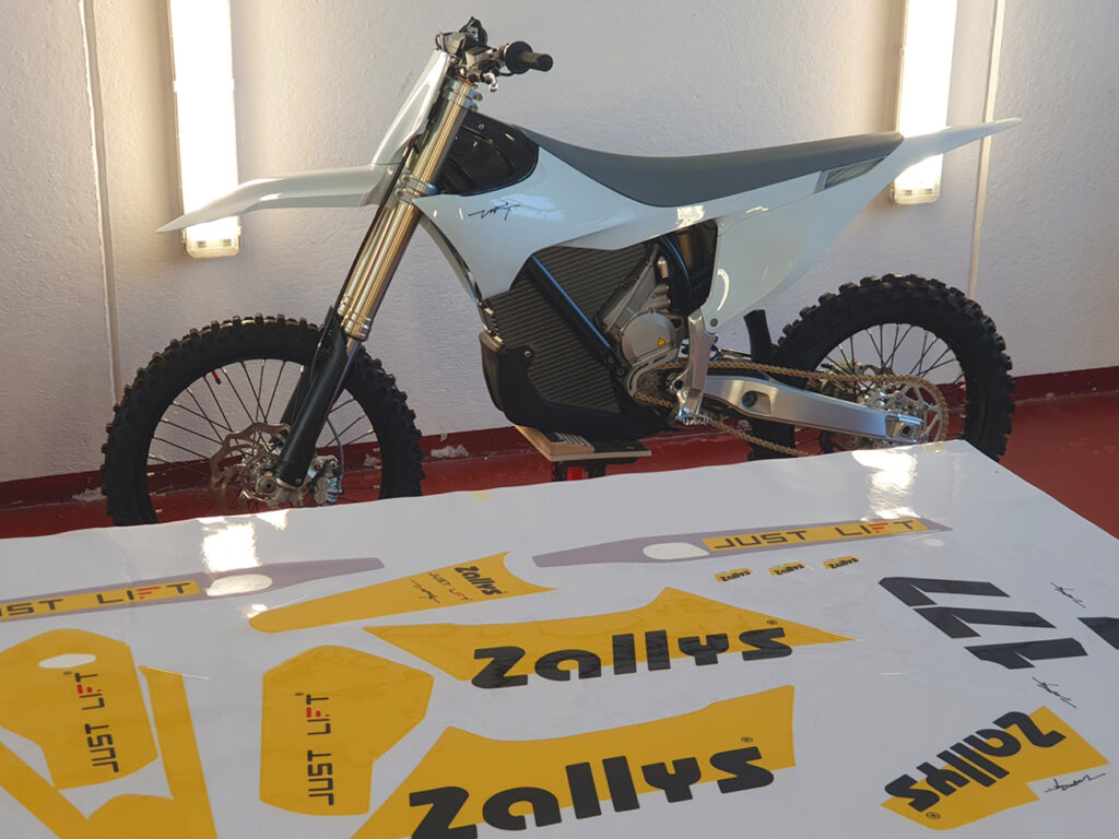Kit adesivi Crystal motocross zallys stark