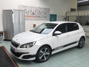 Livrea personalizzata su Peugeot 308