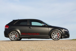 MR Car Design Audi S3 wrapping totale nero opaco