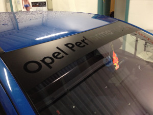 OPEL CORSA OPC - fascia parasole e adesivi vari corsa opc club